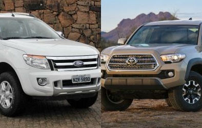 Toyota Tacoma đối đầu với ‘vua bán tải’ Ford Ranger 