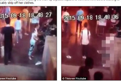 Bạn trai không chịu mua iPhone 6s, cô gái khỏa thân giữa đường