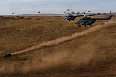 Bộ đôi trực thăng ‘khủng’ tham gia cuộc tập trận lớn nhất năm của Nga