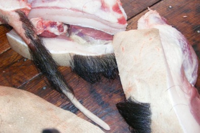 Đặc sản lợn nguyên lông giá gấp đôi ở Hà Nội