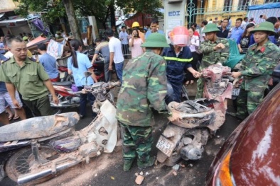 Sập nhà ở Trần Hưng Đạo: Quân dân cùng chung tay cứu nạn