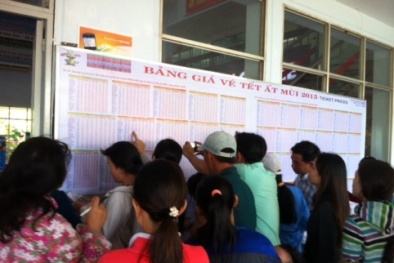 TP.HCM sẽ bán 135.000 vé tàu trong dịp tết Bính Thân 2016
