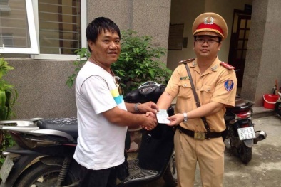 Người đàn ông mừng vui tìm thấy xe SH sau 2 năm bị mất cắp