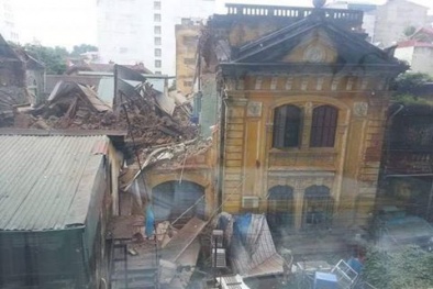  Thông tin chính thức về việc sập nhà biệt thự cổ tại Hà Nội