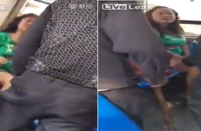 Cô gái bị cụ ông tát tới tấp vì 'dám' không nhường chỗ xe buýt
