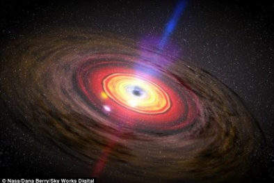 Phát hiện lỗ đen 'quái vật' lớn gấp 350 triệu lần Mặt trời