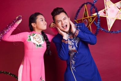 Phương Mỹ Chi tung bộ ảnh áo dài nhí nhảnh vui trung thu