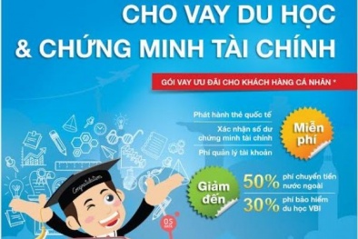 Giảm đến 50% phí chuyển tiền ra nước ngoài thanh toán chi phí du học