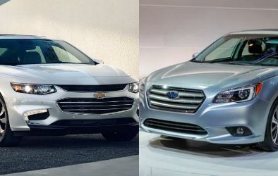 Sedan hạng trung Chevrolet Malibu đọ sức với Subaru Legacy 