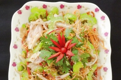 Cách làm nộm mướp đắng thơm ngon lạ miệng