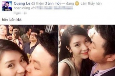 Ca sĩ Quang Lê ôm hôm gái lạ nơi đông người gây xôn xao