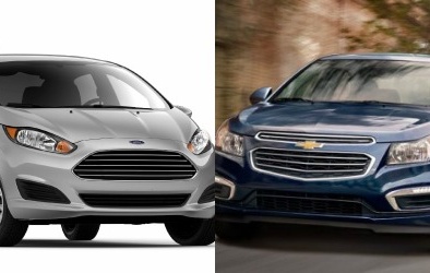 Xe compact Chevrolet Cruze và Ford Fiesta khuấy động thị trường