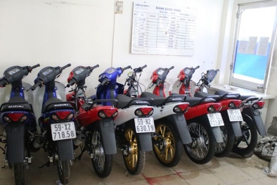 Bóc trần đường dây chuyên sản xuất xe Suzuki Sport giả