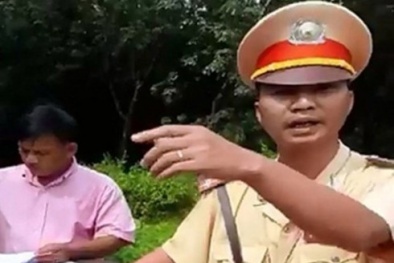 'Thư ký' của CSGT Đồng Nai đã đấm dập môi người vi phạm