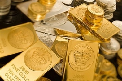 Giá vàng hôm nay 6/10/2015 mở rộng đà tăng, đô la giảm mạnh