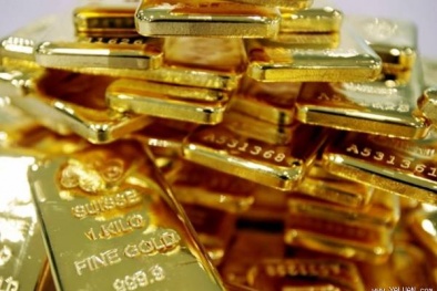 Giá vàng hôm nay 10/10/2015 đạt đỉnh 7 tuần, đô la vẫn ‘rơi’