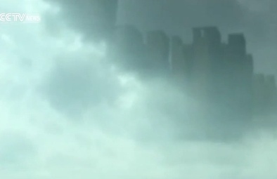 Hình ảnh thành phố trên mây gây chấn động cư dân mạng Trung Quốc 