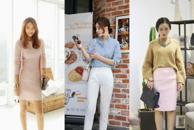3 bộ đồ thời trang thu đông được lòng bạn gái công sở