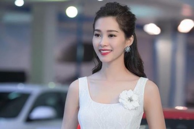 Hoa hậu Đặng Thu Thảo đọ sắc cùng Thanh Hằng bên xế sang Audi