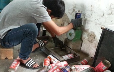 Thâm nhập lò sang chiết gas lậu