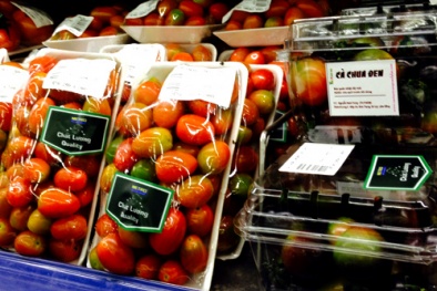 Cà chua đen ồ ạt vào siêu thị