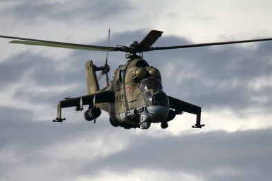 “Xe tăng bay” Mi-24 trấn giữ bầu trời Syria, uy hiếp IS
