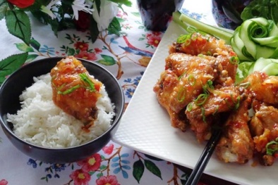 Cách làm cánh gà sốt chua cay cực ngon miệng