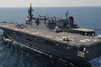 Nhật Bản ‘khoe’ siêu phẩm phòng vệ biển trong lễ duyệt binh Hải quân