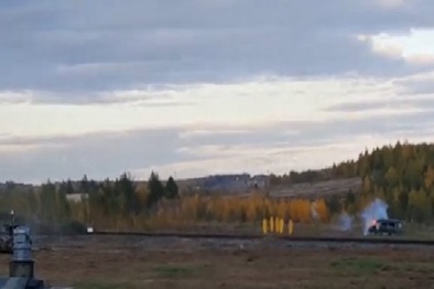 Robot Nga tự khai hỏa tiêu diệt mục tiêu