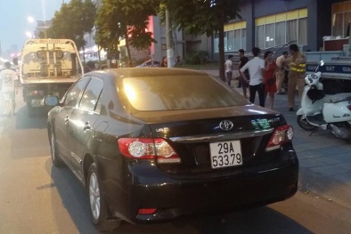 Truy đuổi tài xế xe Altis gây tai nạn rồ ga bỏ chạy