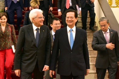 Tổng thống Italia đánh giá cao hành động và lập trường của Việt Nam về Biển Đông