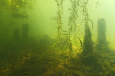 Ngôi đền thờ hàng trăm năm tuổi chìm sâu dưới lòng hồ Nhật Bản