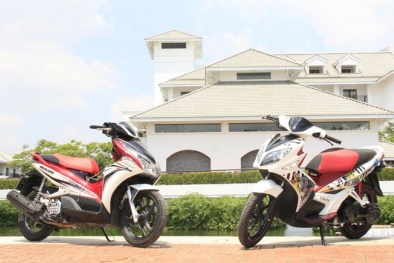 So sánh xe máyAir Blade 125 và Yamaha Nouvo 2015