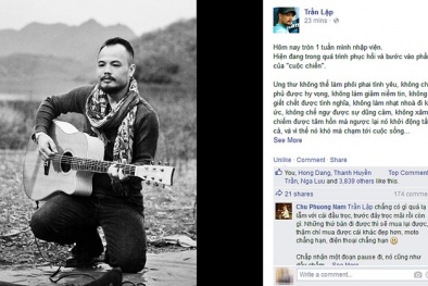  Sau khi phát hiện bị ung thư, Trần Lập cân nhắc việc bán vật dụng và mô-tô