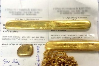 Lật tẩy con đường 'tuồn' vàng giả vào Việt Nam 