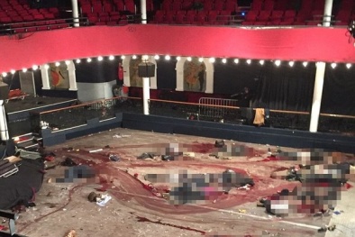 Công bố hình ảnh đẫm máu bên trong nhà hát Bataclan sau vụ tấn công