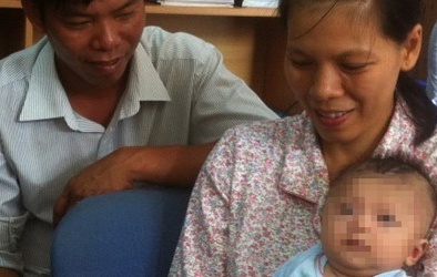 Do viêm màng não mủ, bé trai bị đâm xuyên sọ phải nhập viện