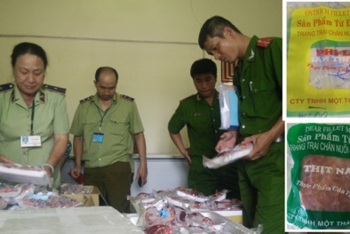 Ngâm hóa chất biến thịt heo thành thịt nai, nhím…