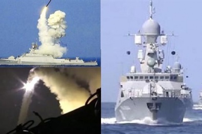 Tình hình chiến sự Syria mới nhất: Nga phóng tên lửa tấn công khủng bố IS tại Syria