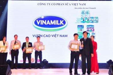 Vinamilk được bình chọn là thương hiệu 'tin và dùng'