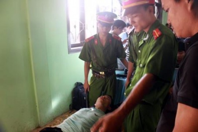Xét xử lưu động vụ giết 2 người ở Quảng Trị: Bị cáo ngất xỉu trước tòa 