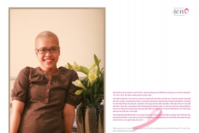 Bộ ảnh xúc động của nữ giảng viên mắc ung thư vú