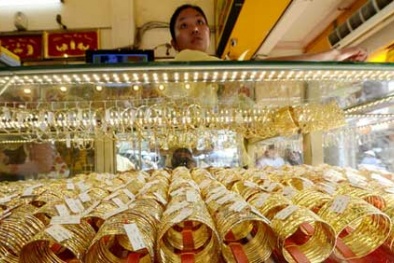 Giá vàng hôm nay 20/11/2015 bật tăng, đô la sụt mạnh