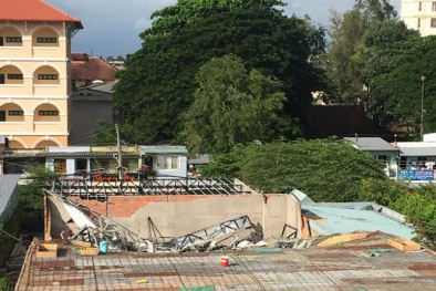 Công trình sập sàn: Quản lí đô thị, công an không biết chủ đầu tư