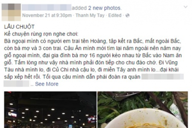 Thực khách vụ chuột chết trong nồi lẩu lên tiếng