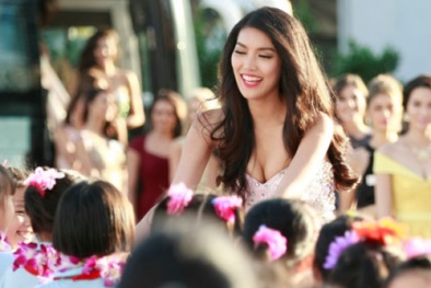 Lan Khuê được coi là thí sinh quyến rũ nhất tại Miss World 2015
