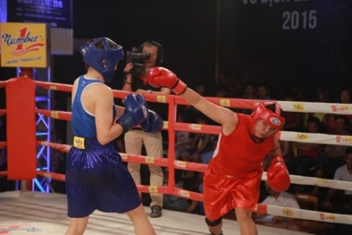 Sơn nữ Lào Cai không có đối thủ tại 'Giải Boxing, võ cổ truyền 2015'
