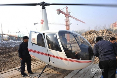 Khách hàng Trung Quốc 'đi dạo' tìm mua nhà bằng trực thăng 