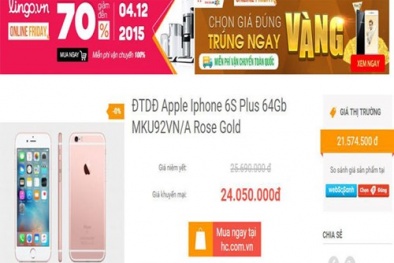 Ngày mua sắm trực tuyến 2015: Có giảm giá 'khủng' như quảng cáo?