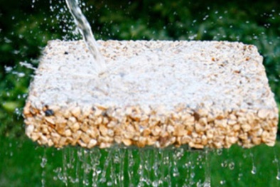 Công trình có chất lượng cao nhờ gạch thoát nước